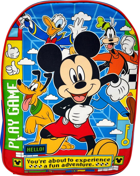 Ruz Kid's Licensed 15 Inch School Bag Backpack (Mickey Mouse), Large...