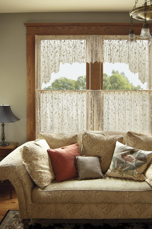Heritage Lace Bristol Garden Tier, 60 x 30 in, Cafè...