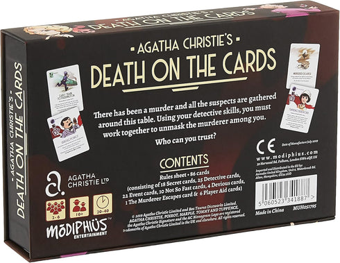 Modiphius Entertainment Agatha Christie: Death On The Cards, MUH001...