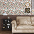 Mushroom Wallpaper Peel and Stick Wallpaper White Wallpaper Stick and Peel Dark Leaf Contact Paper for Cabinets Waterproof Self Adhesive Wall Pape...