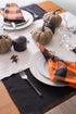 DII Jute Burlap Collection Kitchen Tabletop, Placemat Set, 13x19, Solid Black, 6 Count...