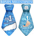 Baby Monthly and Holiday Milestone Sticker Ties by TurtleSurfers, A Stylish Baby Month Stickers Set for Baby Boys | 20 Different Designs Including...