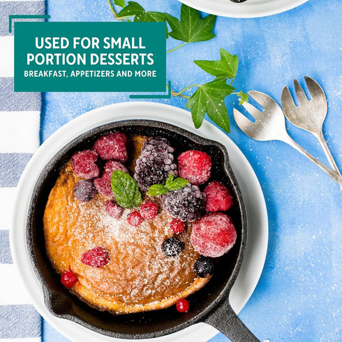 Mirro 6in Cast Iron Preseasoned Skillet...