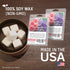 I & CANDLE, Aromatherapy Wax Melts. 100% Soy Wax (Non-GMO) - Rose & Lavender (2 Pack)...