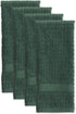 DII Basic Terry Collection Waffle Dishtowel Set, 15x26, Solid Dark Green, 4 Piece...
