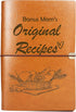 Bonus Mom Gift-Birthday Retirement Christmas Mothers Day Gift-Kitchen Accessorie-Bonus Mom's Original Recipes-Refillable Binder Recipe Notebook-Re...