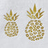 SKL Home by Saturday Knight Ltd. Gilded Pineapple Bath Towel, White Small...
