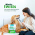 Minties Dental Twists for Dogs, Vet-Recommended Vanilla-Flavored Dental Chews for Tiny/Small Dogs 5-39 lbs, Dental Treats Clean Teeth, Fight Bad B...