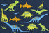 OCIA Boys Dinosaur Sharks Pattern Pre-Tied Bowtie Kids Adjustable Bow Tie...