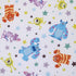 Disney Monsters Inc. Blue, Green, Orange and White, Sully and Mike Super Soft Nursery Fitted Mini Crib Sheet...