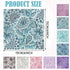20 Pcs Microfiber Cleaning Cloth Cute Paisley Waves Design Microfiber Cloth Soft Multicolor Glasses Cleaner Cloth for Eyeglasses Camera Lens Cell ...