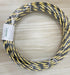 Fish Tape 49FT Wire Fishing Tools 6.0mm Diameter 3 Wires Twisted with Guide Spring, Ideal for Wire Fishing Black and Yellow 15m...