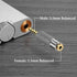 Geekria 3.5mm Balanced Male to 2.5mm Female Audio Adapter, Aluminum Alloy Adapter for Player and Amplifier, Gold-Plated Pins, Compatible with Audi...