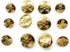Gold 12 Buttons Set Military Crest for Blazer,Dress and Suits...