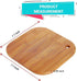 Home Mini Cutting Board Small Fruit Cutting Board Solid Bamboo Wood Board for Baby Infant dormitory?Set of 2...