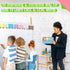 CVCC & CCVC Flip Charts, 40 Words Builder Phonic Games Freestanding Flip Chart Manipulative Spelling Toy Educational Learning Tool for Student Tea...