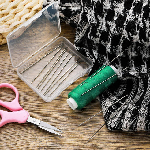 WILLBOND 12 Pieces Snag Nab It Tools 2.36 Inches Snag Repair Needle Tool Woven and Knits Sewing Stitching Needle Tools for Knitted Woven Cloth Gar...