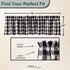 Park Designs Farmhouse Kitchen Valances for Windows - Black & Cream Buffalo Check | Fall Decor Window Valance Curtains | Plaid Curtain Valances fo...