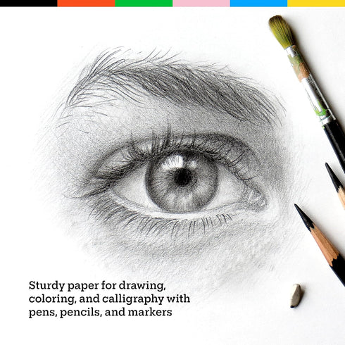 Art-N-Fly Sketchpad for Travel and Portable Sketch Work - Two Pack Spiral Bound 200 Sheets Total - Pad 70lb/100g for Drawing (5.5x8.5")...