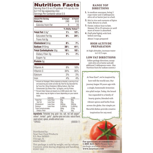 Near East Spanish Rice Pilaf, 6.75 Oz...