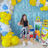 KatchOn, XtraLarge, Blue Foil Fringe Curtain - 8x3.2 Feet, Pack of 2 | Blue Backdrop Curtain for Under The Sea Party Decorations | Ocean Backdrop ...