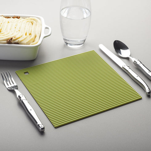 Zeal Silicone Heat Resistant Non-Slip Trivet, Size 5-22 Centimeters, Lime Green...
