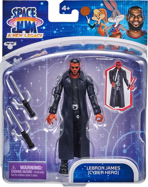 Moose Toys Space Jam: A New Legacy - Baller Action Figure - 5" Lebron James (Cyber Hero), Multicolor (14604)...