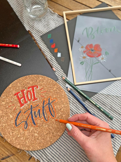 Stabilo 8052 All Coloured Pencil Crayons for Almost All Surfaces, 3.3 mm, White, Pack of 12...