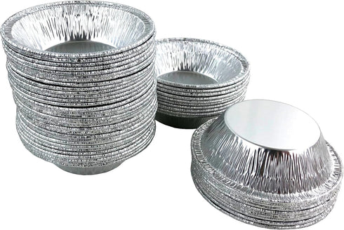 PACTOGO 3" Disposable Aluminum Foil Tart Pans Mini Silver Baking Pie Tins (Pack of 50)...