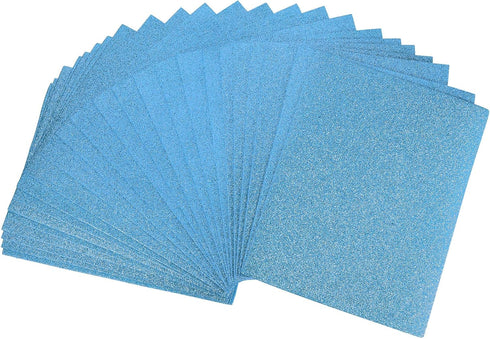 uxcell Blue Glitter EVA Foam Sheets 11 x 8 Inch 2mm Thick for Crafts DIY Projects 24 Pcs...