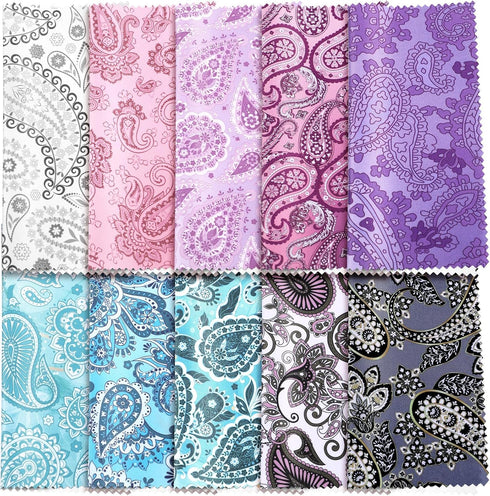 20 Pcs Microfiber Cleaning Cloth Cute Paisley Waves Design Microfiber Cloth Soft Multicolor Glasses Cleaner Cloth for Eyeglasses Camera Lens Cell ...