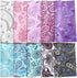 20 Pcs Microfiber Cleaning Cloth Cute Paisley Waves Design Microfiber Cloth Soft Multicolor Glasses Cleaner Cloth for Eyeglasses Camera Lens Cell ...