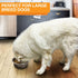 Neater Pet Brands Stainless Steel Dog and Cat Bowls (2 Pack) - Extra Large Metal Food and Water Dish (12 Cup)...