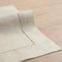Solino Home Linen Placemats Set of 4 - Classic Hemstitch Natural Placemats 14 x 19 Inch - 100% Pure Linen Table Mats for Summer, Fall...