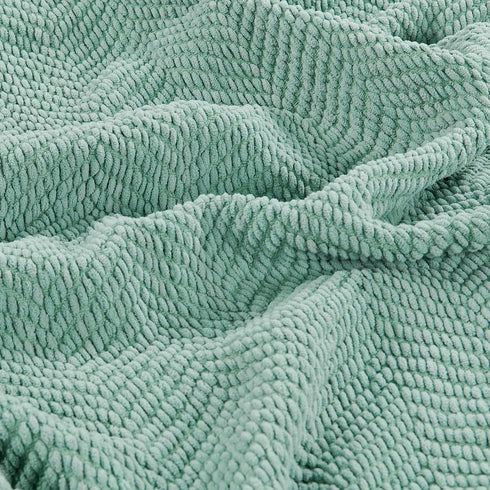 Home Soft Things Throw Blanket Knitted Tweed Throw 50'' x 60'', Silver Blue, Super Soft Cozy Warm Comfortable Breathable Throw for Living Room Cha...