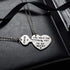 YEEQIN 2PCs Couples Necklaces, Couple Necklace Set, Gifts for Girlfriend Wife, Personalized Couples Jewelry - You Hold The Key to My Heart Forever...