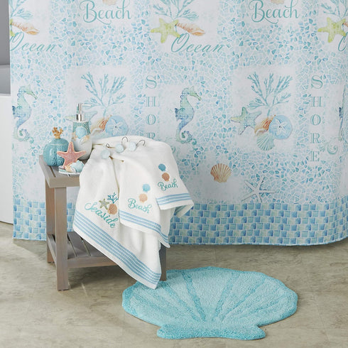 SKL Home by Saturday Knight Ltd. South Seas 2-Piece Hand Towel Set, White...