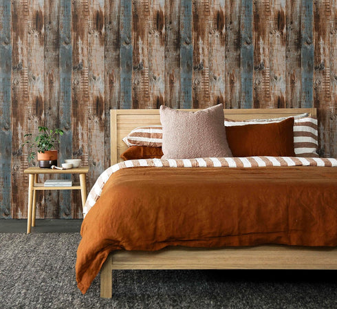 Heroad Brand 17.3"x78.7" Contact Paper Wood Wallpaper Stick and Peel Removable Self Adhesive Wallpaper for Living Room Bedroom Kitchen Backsplash...