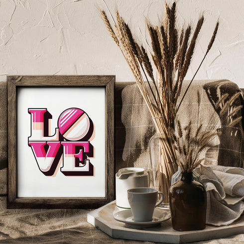 Posterizer 1 pcs-Lesbian Pride Flag-Love-Gay & LGBTQ Art-Abstract & Modern Art-Gift for LGBTQ, Queer, Gay, Bi, Lesbian- UNFRAMED Wall Art...