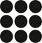 300 Pcs 17mm Replacement Felt Pads Black Color Round Essential Oil Diffuser Locket Necklace Refill Pads for Bracelet Car Diffuser Vent Clip...