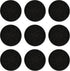 300 Pcs 17mm Replacement Felt Pads Black Color Round Essential Oil Diffuser Locket Necklace Refill Pads for Bracelet Car Diffuser Vent Clip...