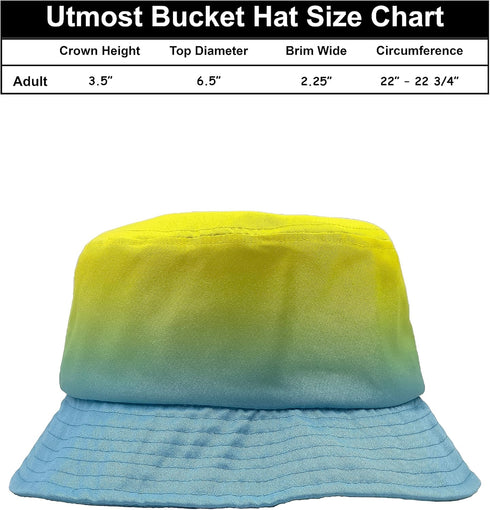 Utmost Bucket Hat | Two Tone Dual Color and Gradient Styles | Lightweight & Packable | Outdoor Summer Sun Hat...