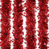 Boao 66 Feet Valentine's Day Tinsel Garland Decoration Red Heart Tinsel Garland Shiny Hanging Metallic Ornaments for Valentine's Day Wedding Decor...