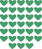 MSCFTFB 33 Pieces Small Heart Iron on Patches Sew Embroidered Patches Appliques Garment Embellishments for Clothing Jackets Backpack Shoes Repairi...