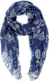 Scarfs for Women Lightweight Floral Flower Fashion Wrap Shawl Fall Winter...