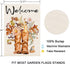 Welcome Boots Garden Flag Vertical Double Sided Flower Bird Autumn Fall Yard Outdoor Decor 12.5 x 18 Inches(Welcome Boots)...
