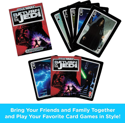AQUARIUS Star Wars Return of The Jedi Playing Cards – Star Wars Themed Deck of Cards for Your Favorite Card Games - Officially Licensed Star Wars ...