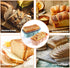3PCS Silicone Bread Loaf Pan, Non-Stick Bread Pans for Baking, Easy Release Loaf Pan, Great for Homemade Bread, Cakes, Brownies, Dishwasher Safe (...