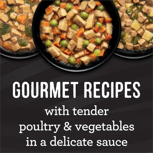 Merrick Purrfect Bistro Soirees Grain Free Natural Canned Cat Food with Gravy Variety Pack, Chicken and Turkey - (Pack of 6) 2.75 oz. Cans...