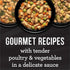 Merrick Purrfect Bistro Soirees Grain Free Natural Canned Cat Food with Gravy Variety Pack, Chicken and Turkey - (Pack of 6) 2.75 oz. Cans...